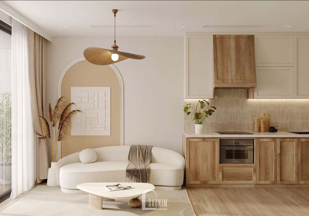 Thiết Kế Chung Cư Haven Park Ecopark Phong Cách Wabi Sabi